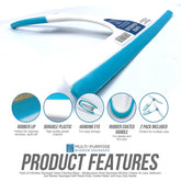 Blue and White Window Shower Squeegee - Pack of 2